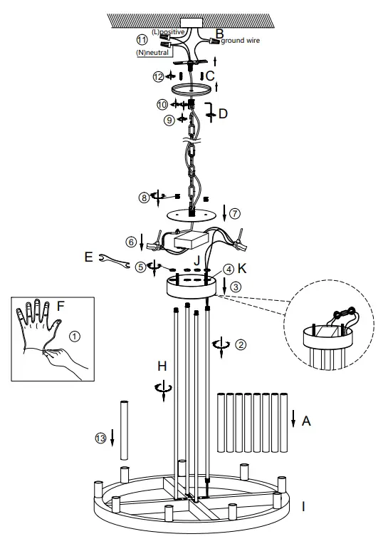 MAXIM-LIGHTING-16162-Ovation-24-Inch-LED-Pendant-FIG-2