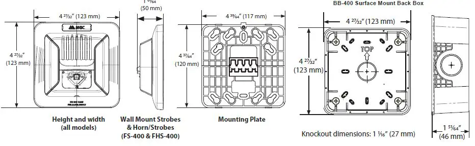 Mircom-FS-400 Wall-Mount-Led-Strobes-2