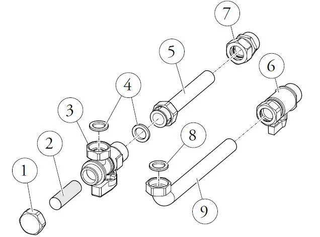 IMMERGAS-3.015854-Shut-Off-Cock-Kit-with-Filter-fig-1