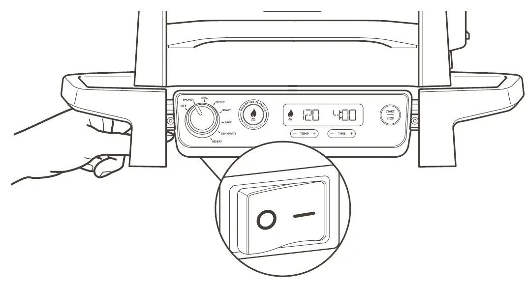 NINJA-OG701UK -Woodfire-Electric-BBQ-Grill-and-Smoker-05