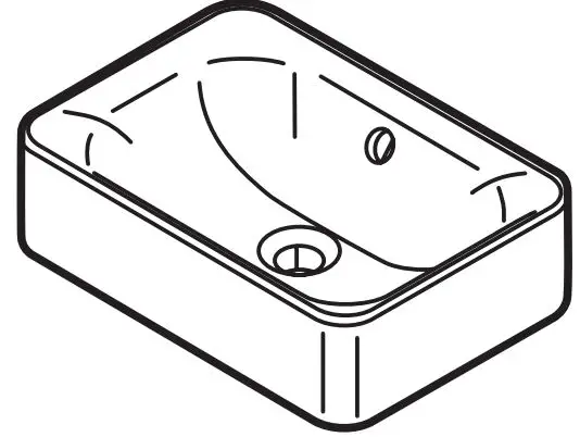 IKEA HORVIK Countertop Wash Basin-fig1