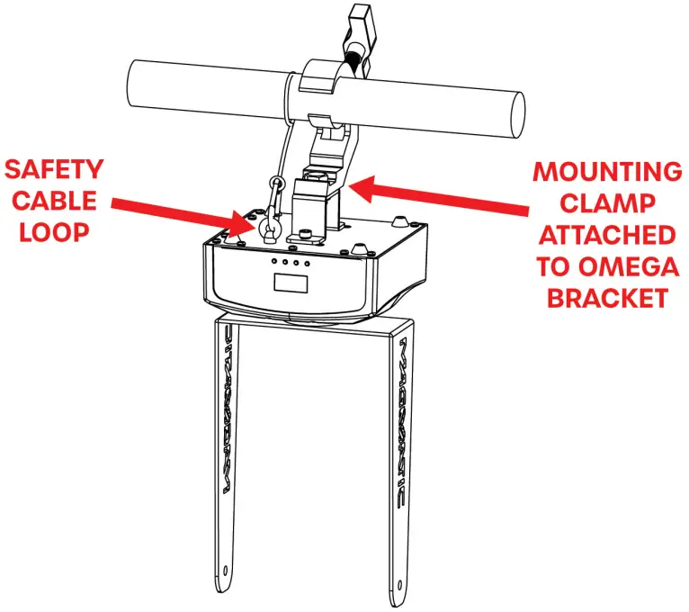 MAGMATIC PM DMX1 Elation Professional Pan Motor - SAFETY CABLES