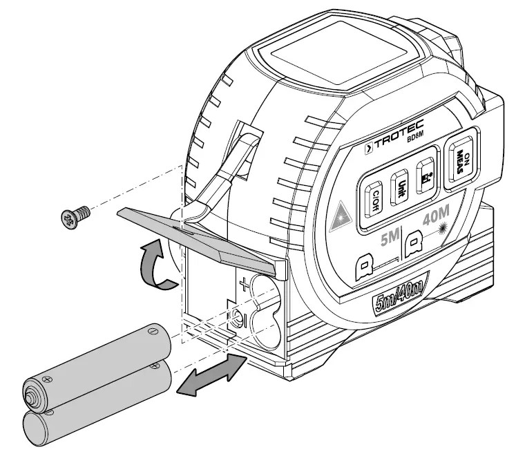 TROTEC BD8M Laser Distance Measuring Device 5
