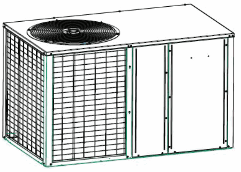 runtruhvac 4TCA4024C1000A Packaged Air Conditioner
