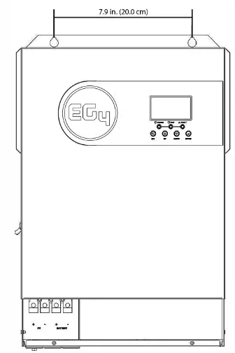 EG4 MPPT100-48HV MPPT Solar Charge Controller - screws