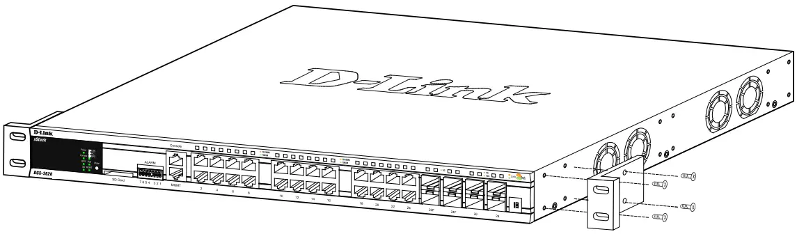 D-Link DGS-3620-52P 52 Port xStack L3 Managed -FIG 2