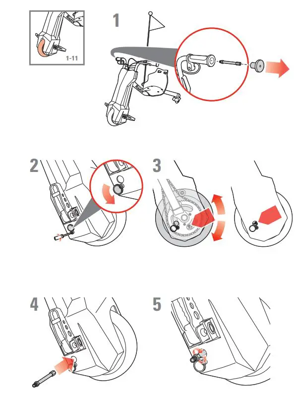 Razor POWERRIDER 360 User Manual - How to Assemble Front Wheel