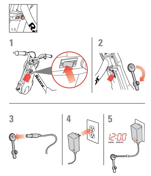Razor POWERRIDER 360 User Manual - How to Assemble Power Switch