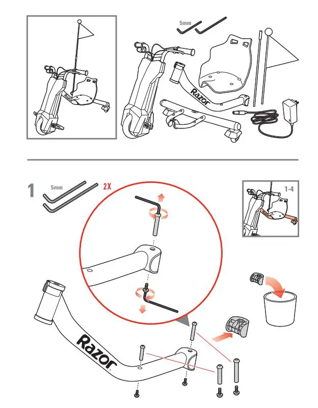 Razor POWERRIDER 360 User Manual - Installation 1