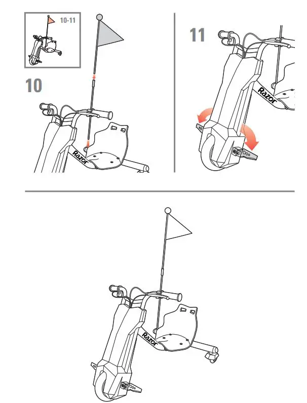 Razor POWERRIDER 360 User Manual - Installation 10,11