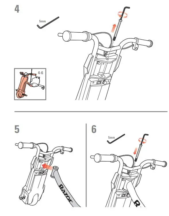 Razor POWERRIDER 360 User Manual - Installation 4,5,6