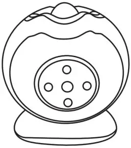 AIRSEE YFR-001A Star Projector Galaxy Light