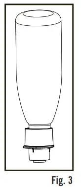 Homedics UHE-WB01 Total Comfort Portable Humidifier - 3. Turn the water bottle upside down