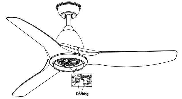 Connecting lamp wire