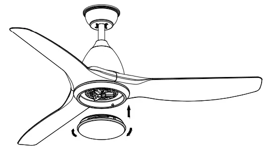 Install the Acrylic shade