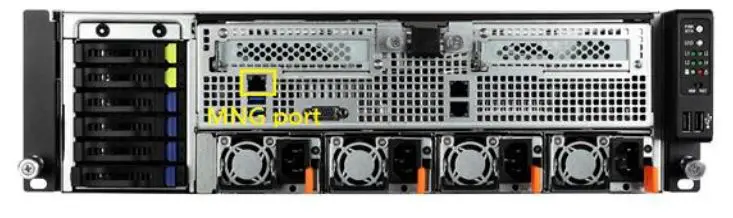 ASRock 3U10G-F Rackmount Server Barebone Dual Socket - Connect your System to Local Area Network via System’s MNG (dedicated IPMI LAN)port