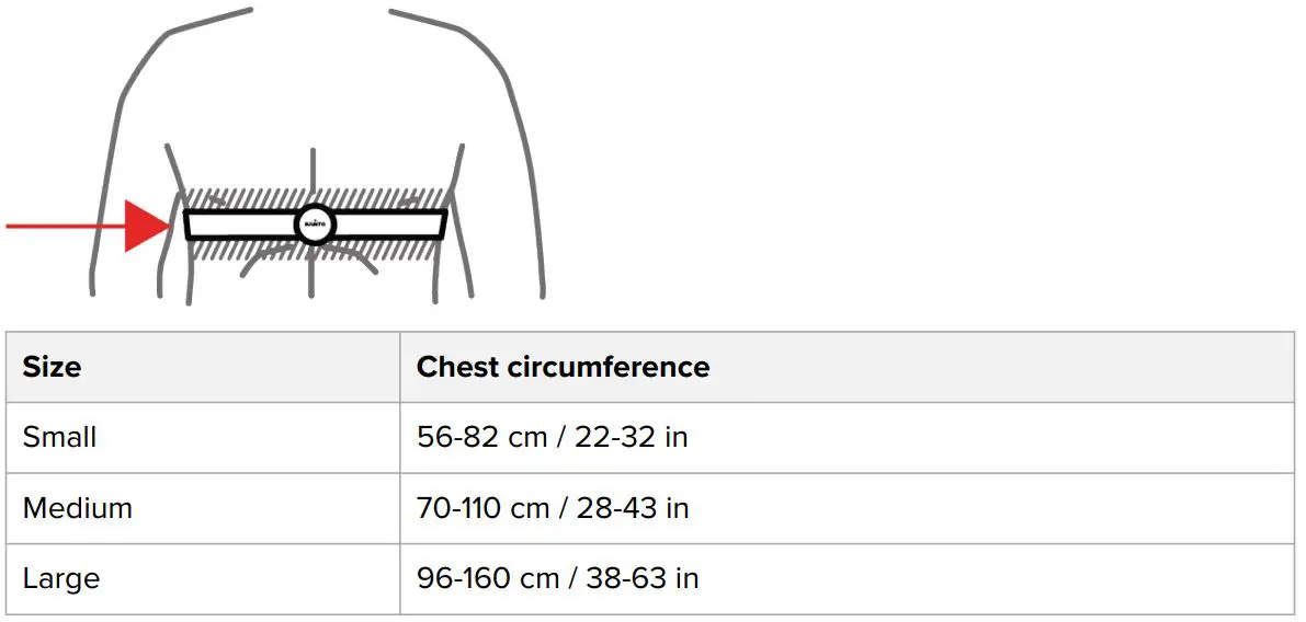 SUUNTO Smart Heart Rate Belt - Suunto Chest Strap