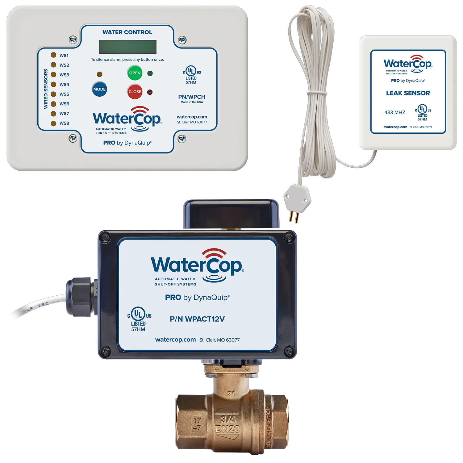 WaterCop 192544 Pro DC Large Valve Wiring