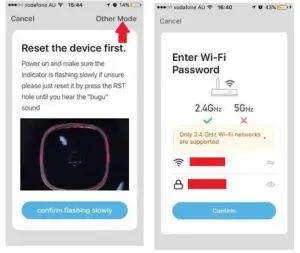 Kmart Bell 15S FULL HD Doorbell Camera-confirm blinking slowly
