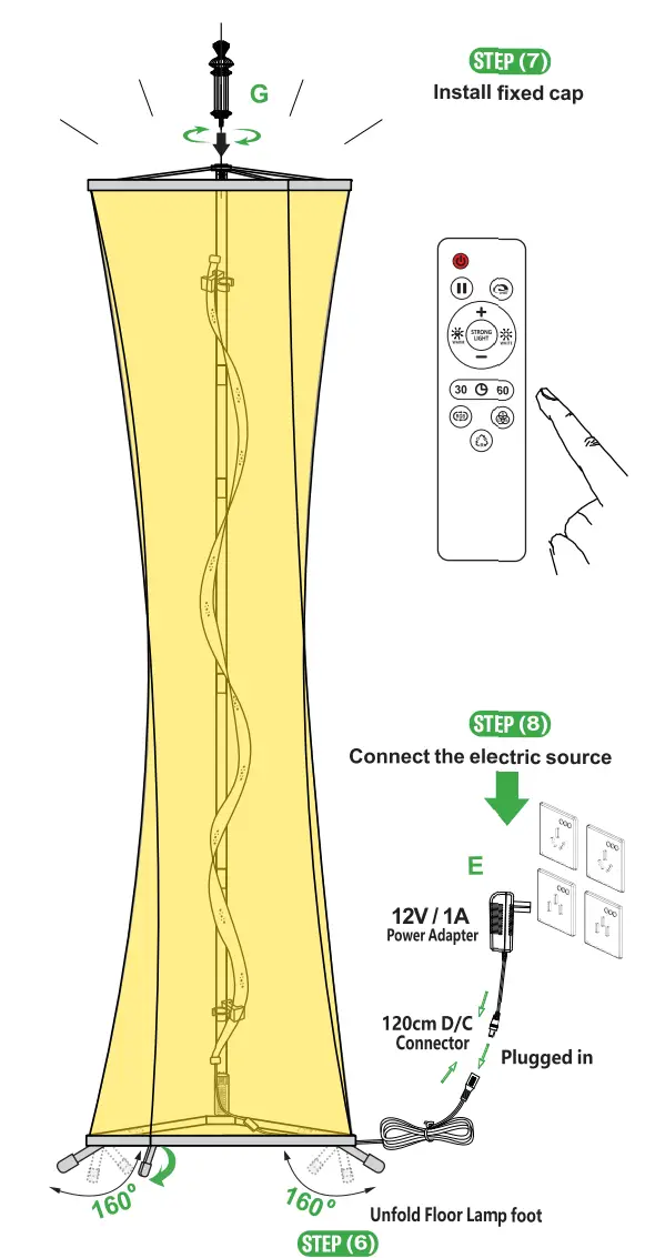 Shenzhen Shenglong Titanium Lndustry SYL HY Small Waist Floor Lamp - PAT 5