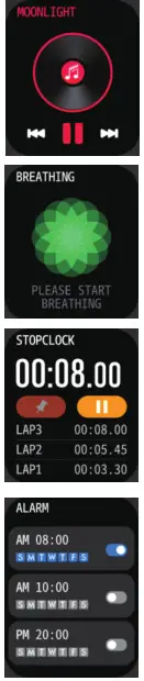 RIVERSONG SW30 Motive 3 Stylish Smartwatch- Operation 9