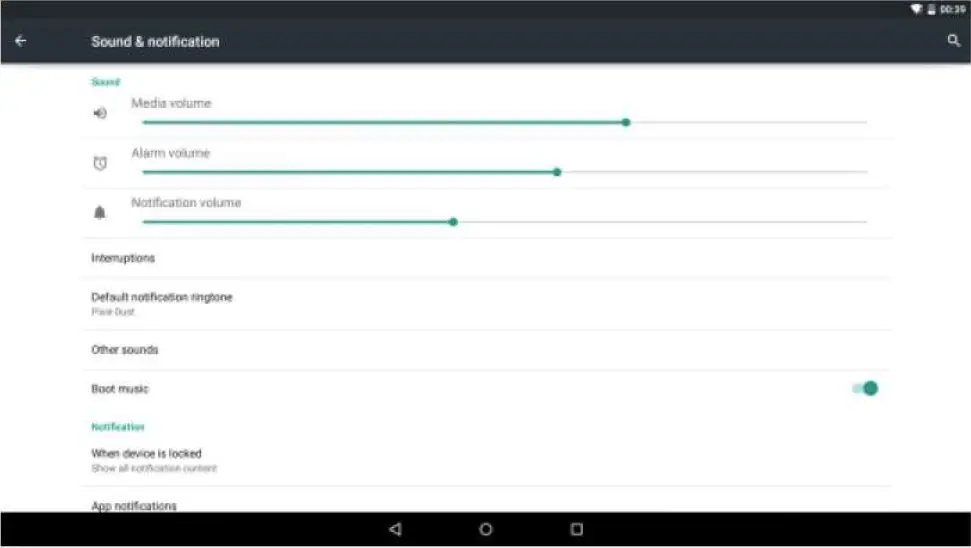 Sound and Notifications