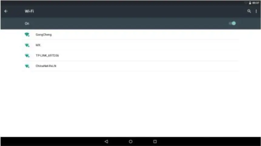 Wireless and Network Settings
