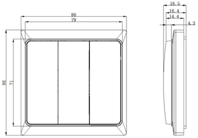 linptech K4 Self-Powered Wireless Switch - How to mount 2