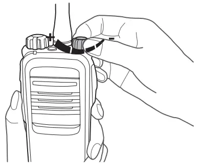 Hytera PD40X Digital Portable Radio - Volume