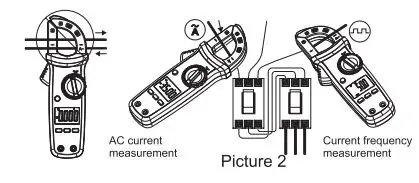 UNI-T UT202+ Digital Clamp Meter User Manual - Picture 2