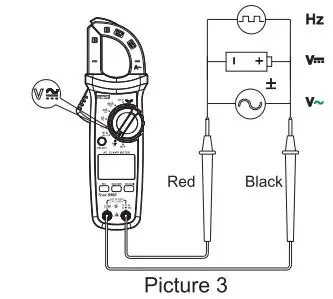 UNI-T UT202+ Digital Clamp Meter User Manual - Picture 3