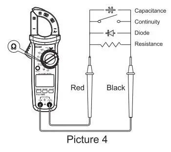 UNI-T UT202+ Digital Clamp Meter User Manual - Picture 4