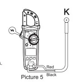 UNI-T UT202+ Digital Clamp Meter User Manual - Picture 5