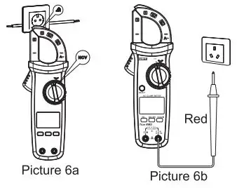 UNI-T UT202+ Digital Clamp Meter User Manual - Picture 6