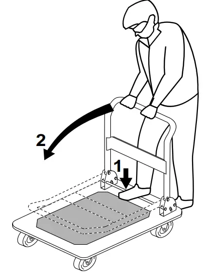 FRANKLIN 58300 19-Inch X 29-Inch Folding Platform Truck Owner fig3