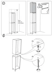 IKEA 003 309 44 PLATSA Frame - figure 10