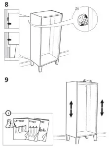 IKEA 003 309 44 PLATSA Frame - figure 7