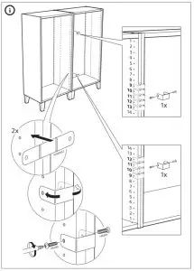 IKEA 003 309 44 PLATSA Frame - figure 9