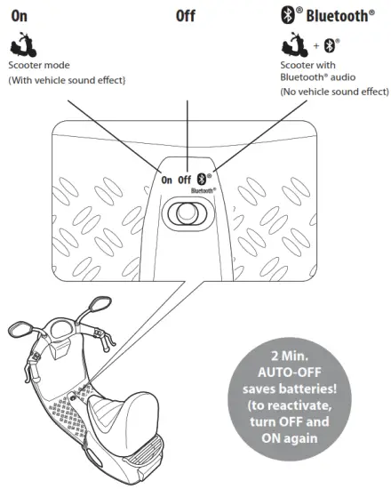 Simba Toys 109413509WMU My Life As Radio Controlled Scooter - Vehicle Features
