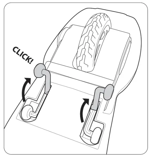 Simba Toys 109413509WMU My Life As Radio Controlled Scooter - wheels