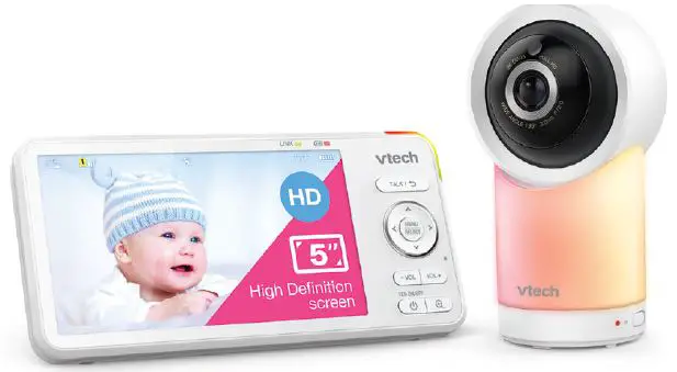 vtech RM5766HD 5-Inch Smart Wi-Fi 1080p Pan and Tilt Monitor