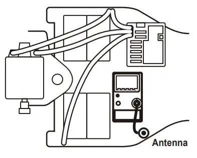 KO PROPO KR-420XT 2.4GHz XT Compatible Micro Receiver - Installation 1