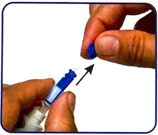 Dr Morepen BG-03 Blood Glucose Test Strips - SETTIG UP LANCING DEVICE 3