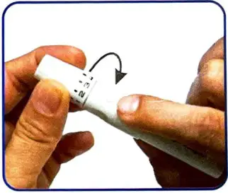 Dr Morepen BG-03 Blood Glucose Test Strips - SETTIG UP LANCING DEVICE 5