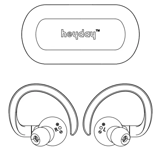 heyday TT2108 True Wireless Sport Earbuds