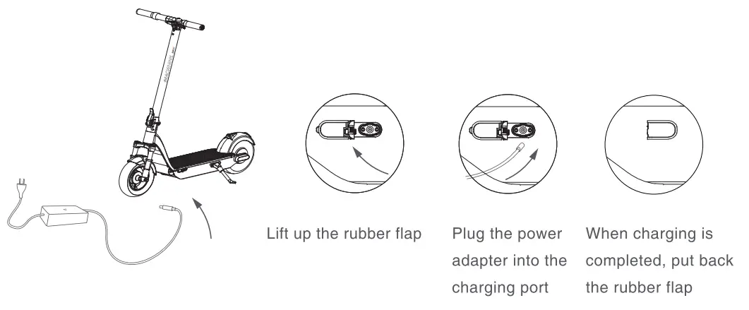 MACWHeeL ESS2 Electric Scooter - charging