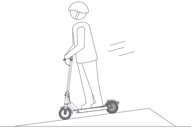 MACWHeeL ESS2 Electric Scooter - downhill