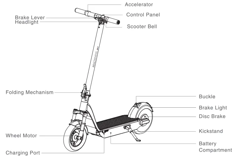 MACWHeeL ESS2 Electric Scooter - product overview