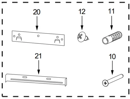 Master Kitchen 330365 60cm Canopy Rangehood - fig5