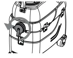 Mytee S-300H Tempo Heated Carpet and Upholstery Extractor - Emptying the Recovery Tank
